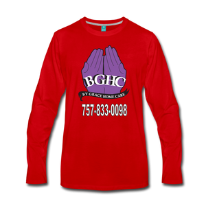 BGHC Unisex Premium Long Sleeve T-Shirt - red