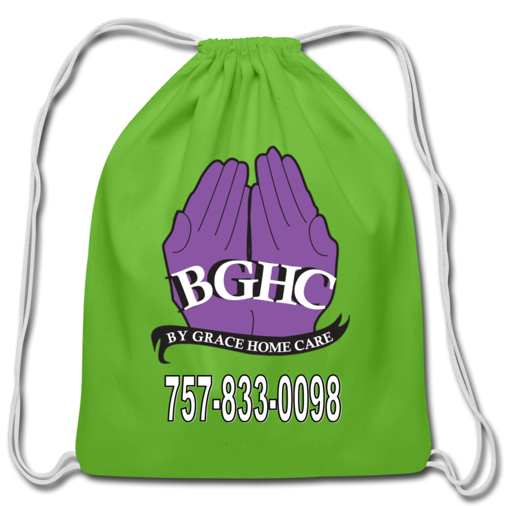 BGHC Cotton Drawstring Bag - clover