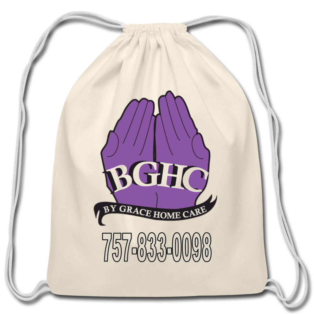 BGHC Cotton Drawstring Bag - natural