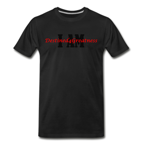 Red I AM T-Shirt - black