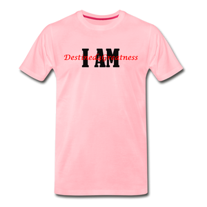 Red I AM T-Shirt - pink