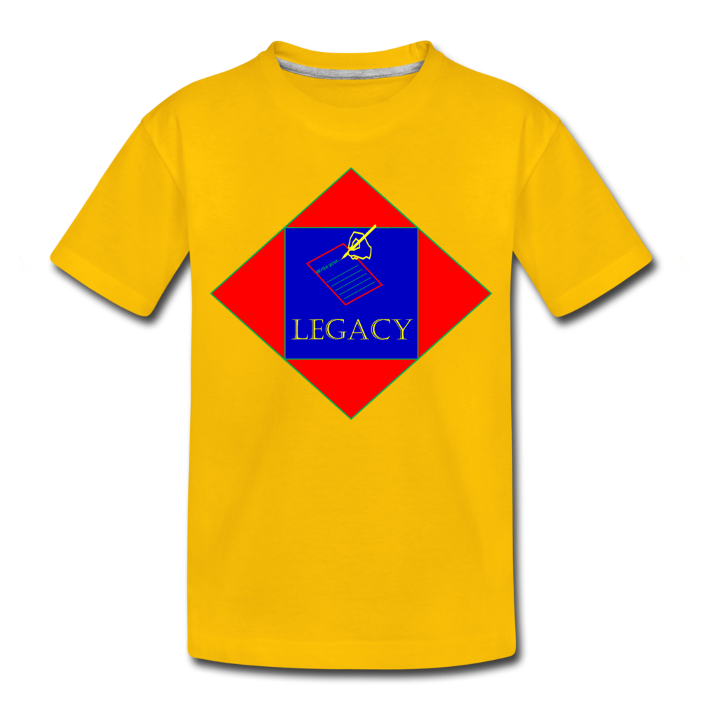 Toddler Lego Legacy T-Shirt - sun yellow