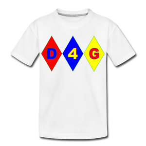 Kids' D4G Diamond T-Shirt - white