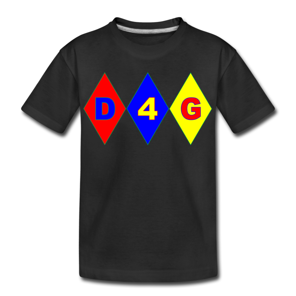 Kids' D4G Diamond T-Shirt - black