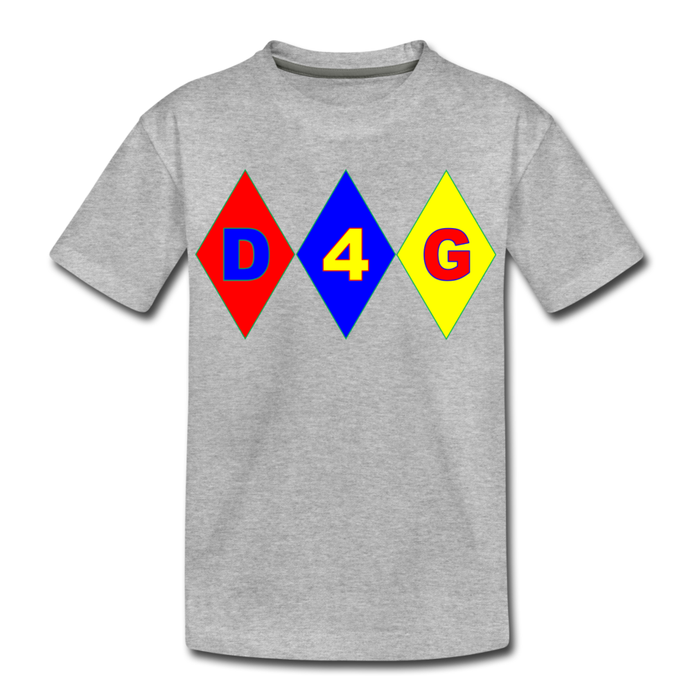 Kids' D4G Diamond T-Shirt - heather gray