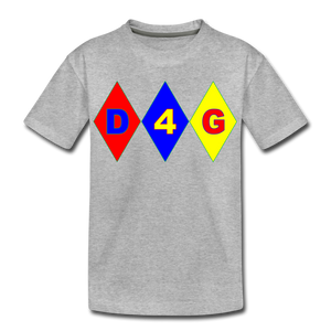 Kids' D4G Diamond T-Shirt - heather gray