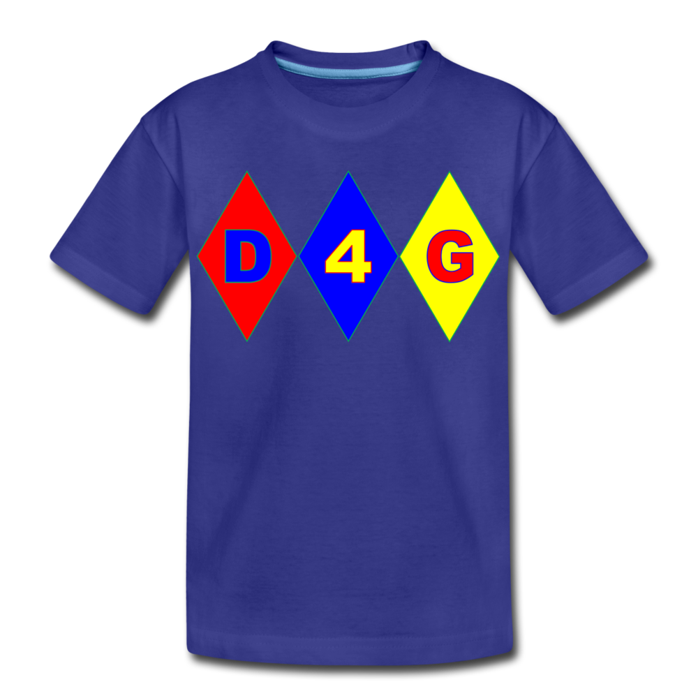 Kids' D4G Diamond T-Shirt - royal blue