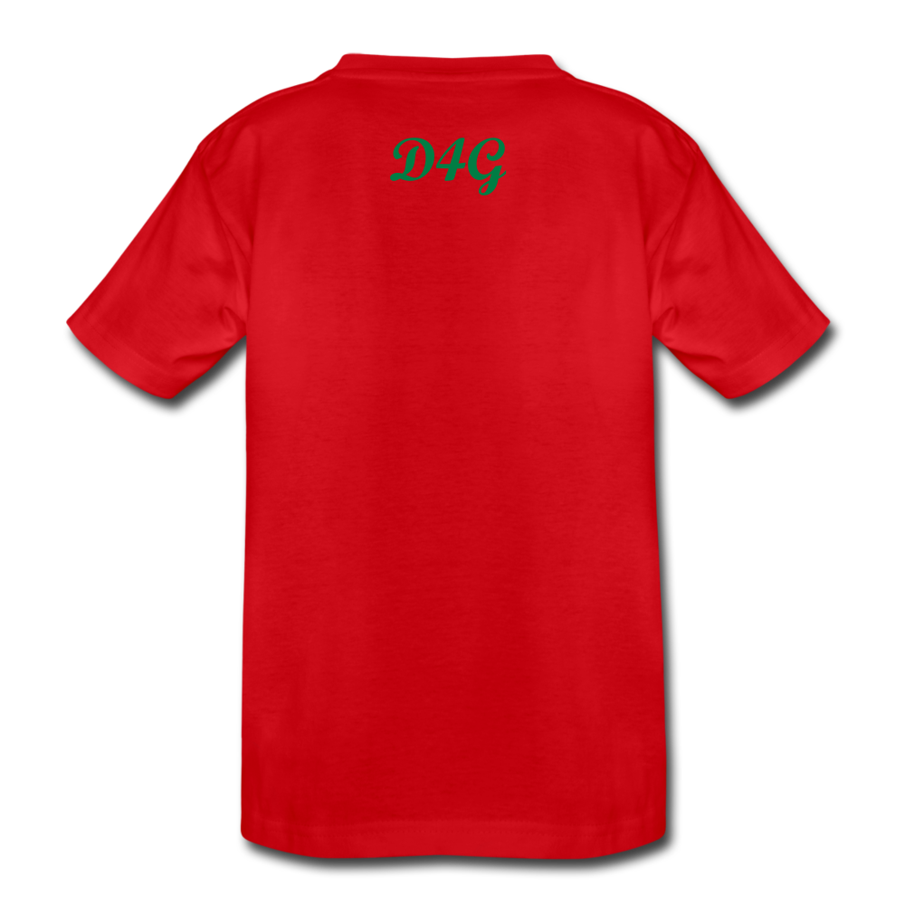 Kids' D4G Diamond T-Shirt - red