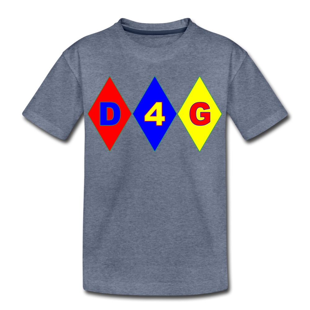 Kids' D4G Diamond T-Shirt - heather blue