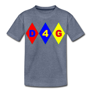 Kids' D4G Diamond T-Shirt - heather blue