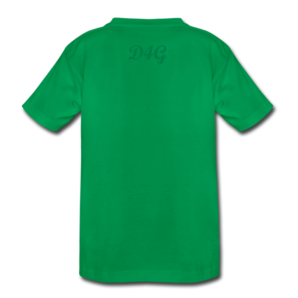 Kids' D4G Diamond T-Shirt - kelly green