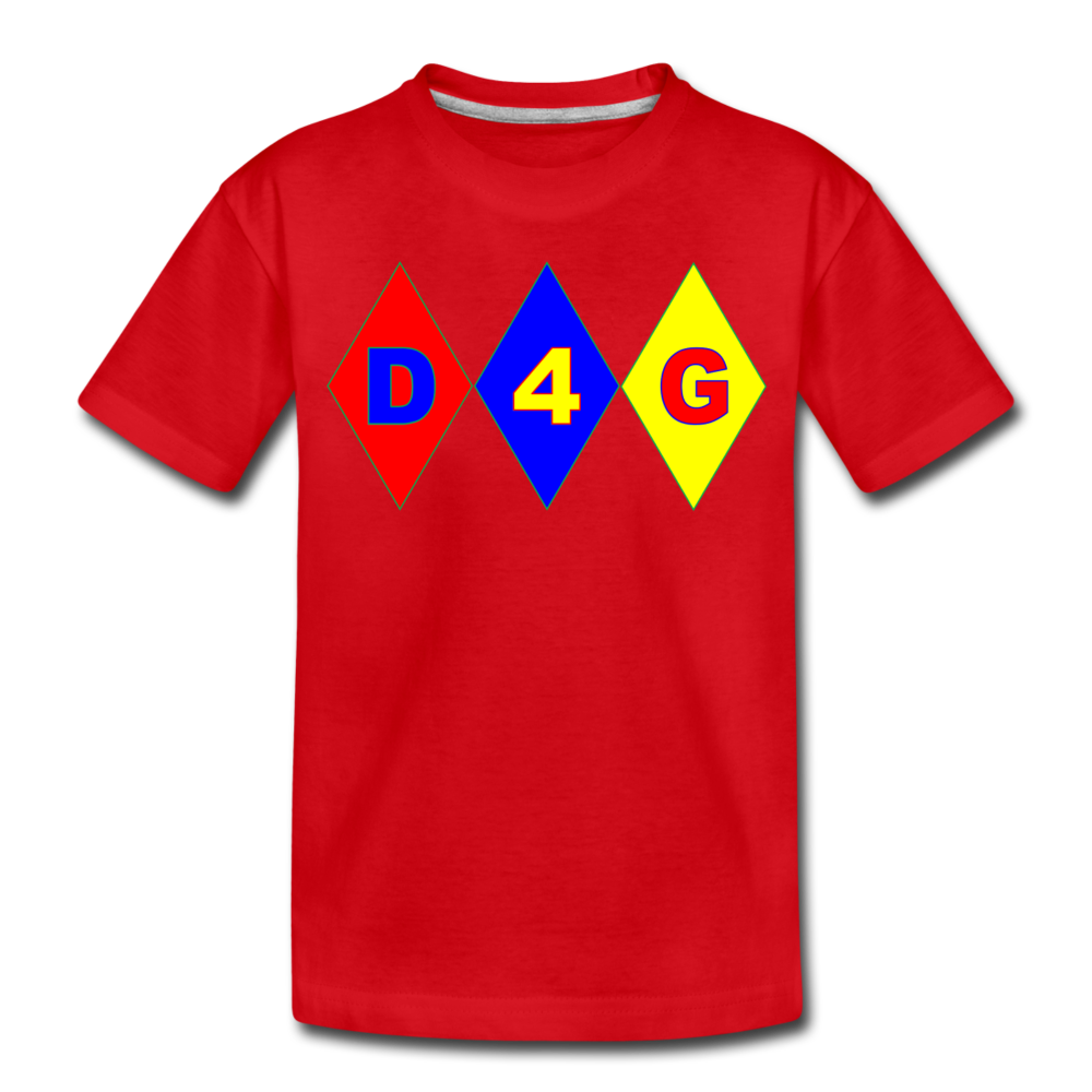 Toddler D4G Diamond T-Shirt - red