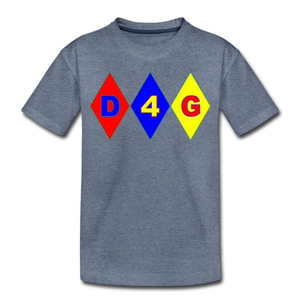 Toddler D4G Diamond T-Shirt - heather blue