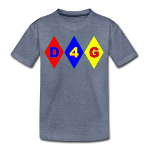 Toddler D4G Diamond T-Shirt - heather blue