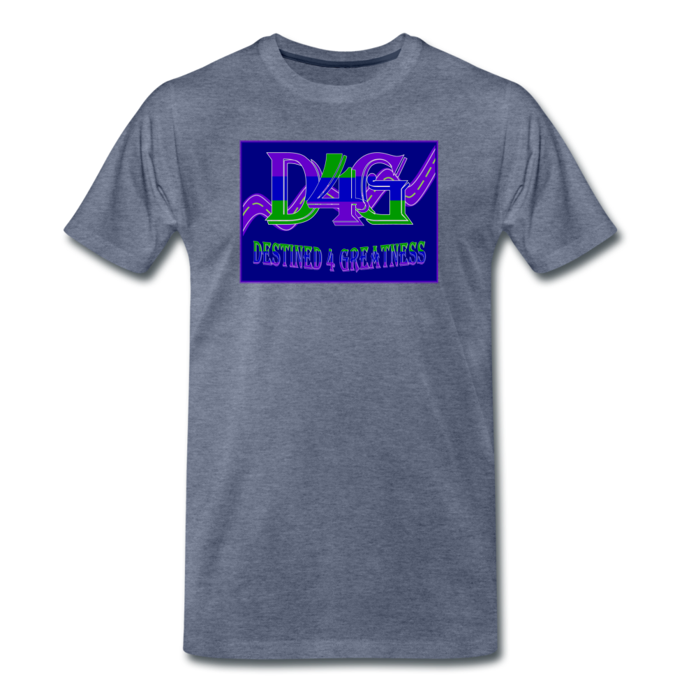 Men's D4G Logo T-Shirt - heather blue