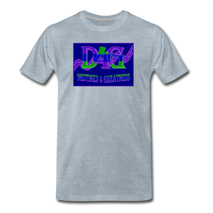 Men's D4G Logo T-Shirt - heather ice blue