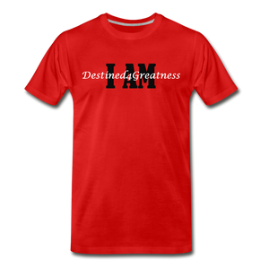 Men's White I AMT-Shirt - red