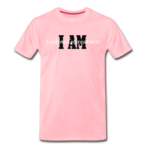 Men's White I AMT-Shirt - pink