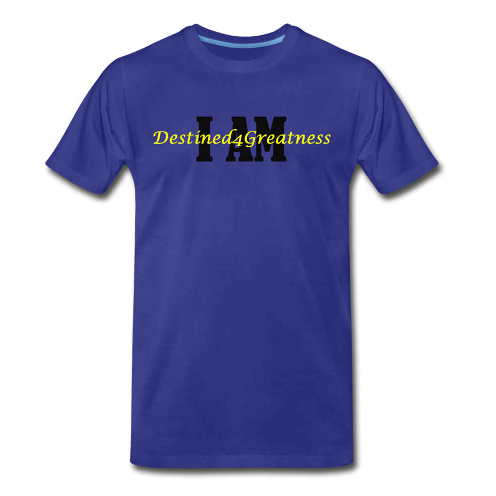 Yellow I AM D4G Men's T-Shirt - royal blue