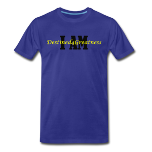 Yellow I AM D4G Men's T-Shirt - royal blue