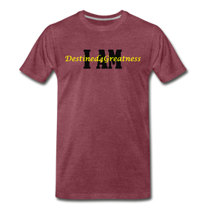 Yellow I AM D4G Men's T-Shirt - heather burgundy