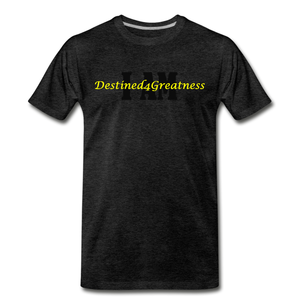 Yellow I AM D4G Men's T-Shirt - charcoal gray