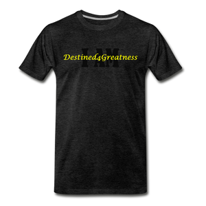 Yellow I AM D4G Men's T-Shirt - charcoal gray