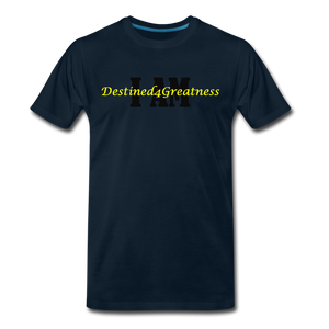 Yellow I AM D4G Men's T-Shirt - deep navy