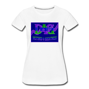 Women's D4G Color Logo T-shirt - white