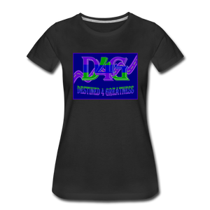 Women's D4G Color Logo T-shirt - black