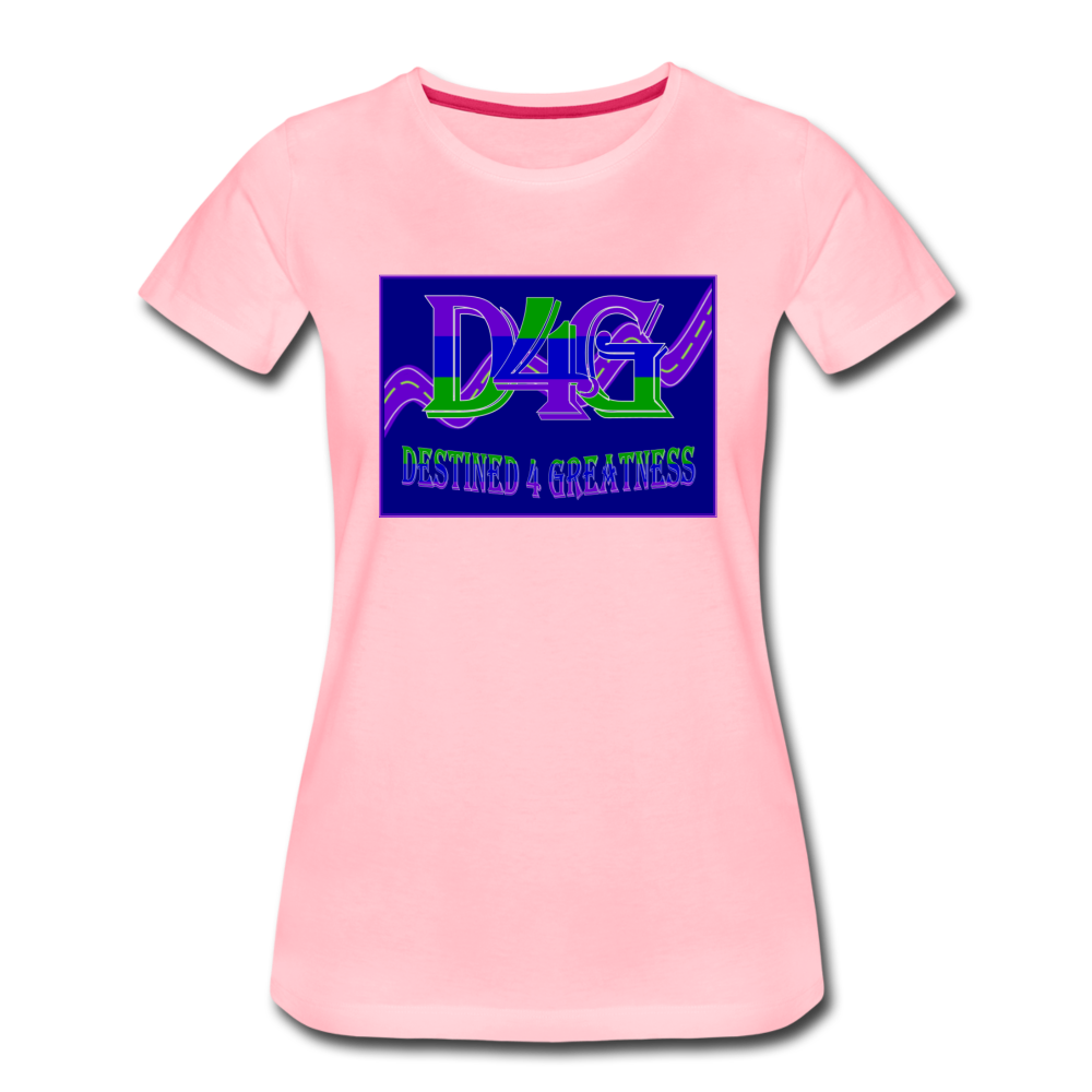 Women's D4G Color Logo T-shirt - pink