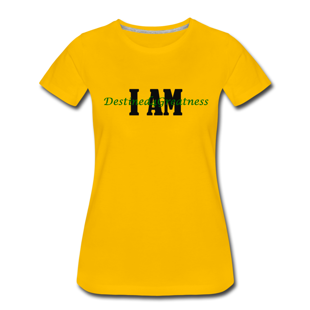 Women’s Forrest I AM T-Shirt - sun yellow