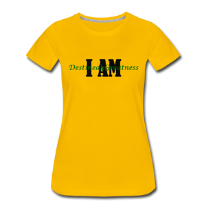 Women’s Forrest I AM T-Shirt - sun yellow