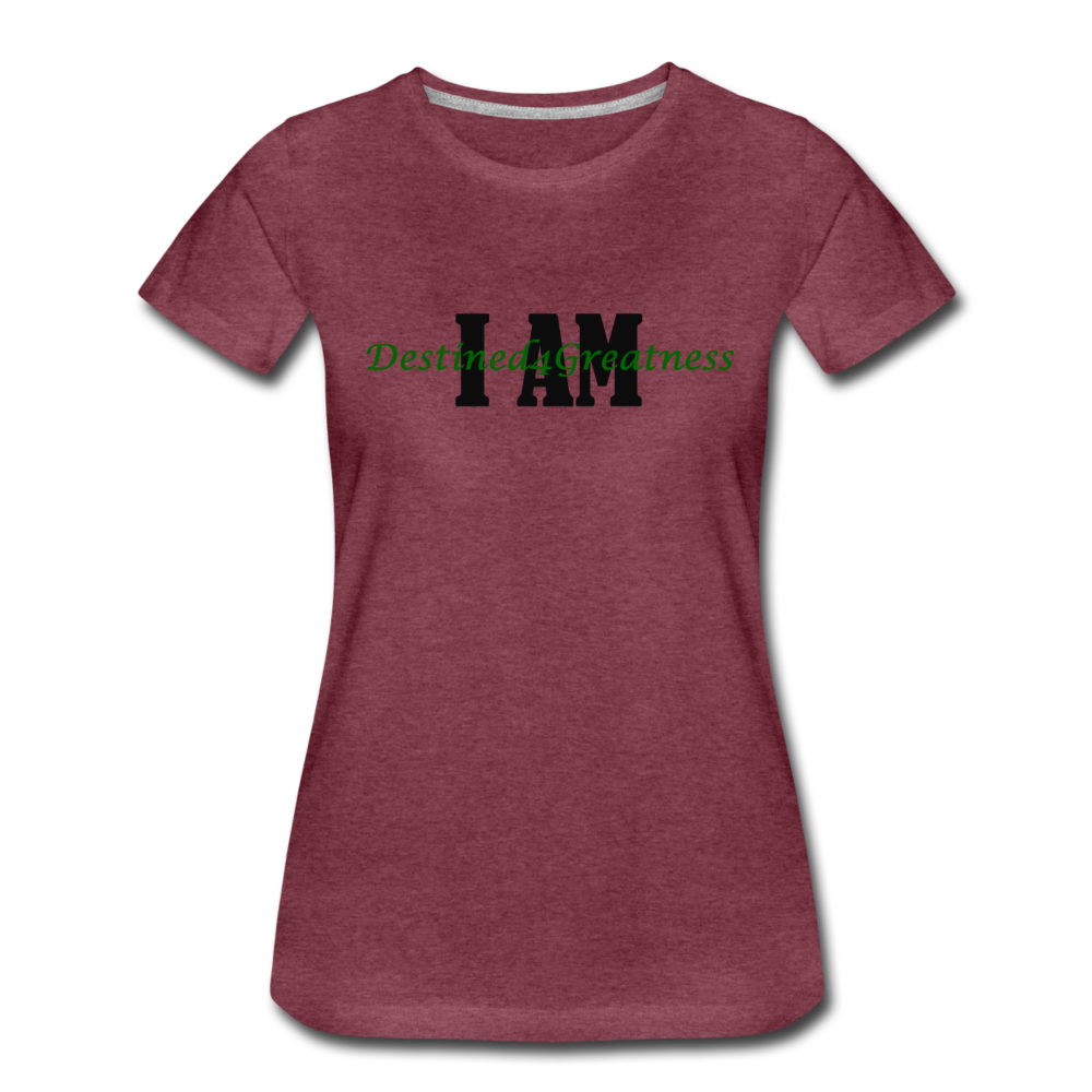 Women’s Forrest I AM T-Shirt - heather burgundy