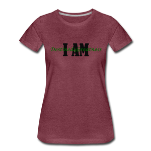 Women’s Forrest I AM T-Shirt - heather burgundy