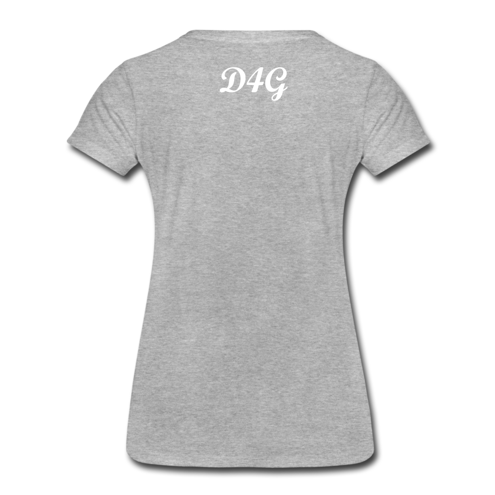 Women’s White I AMT-Shirt - heather gray