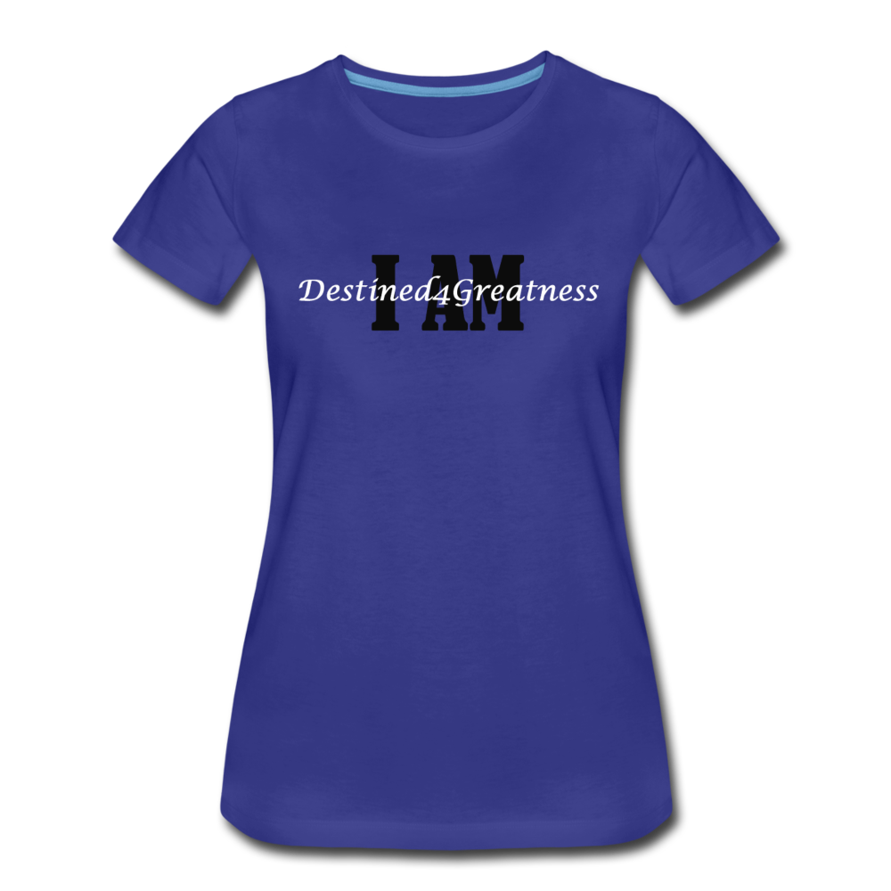 Women’s White I AMT-Shirt - royal blue