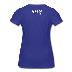 Women’s White I AMT-Shirt - royal blue