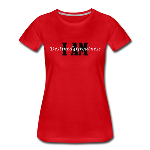 Women’s White I AMT-Shirt - red