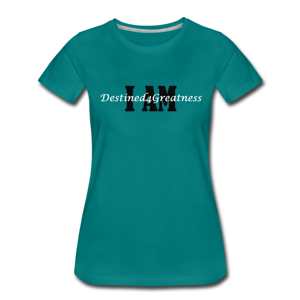 Women’s White I AMT-Shirt - teal