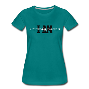 Women’s White I AMT-Shirt - teal