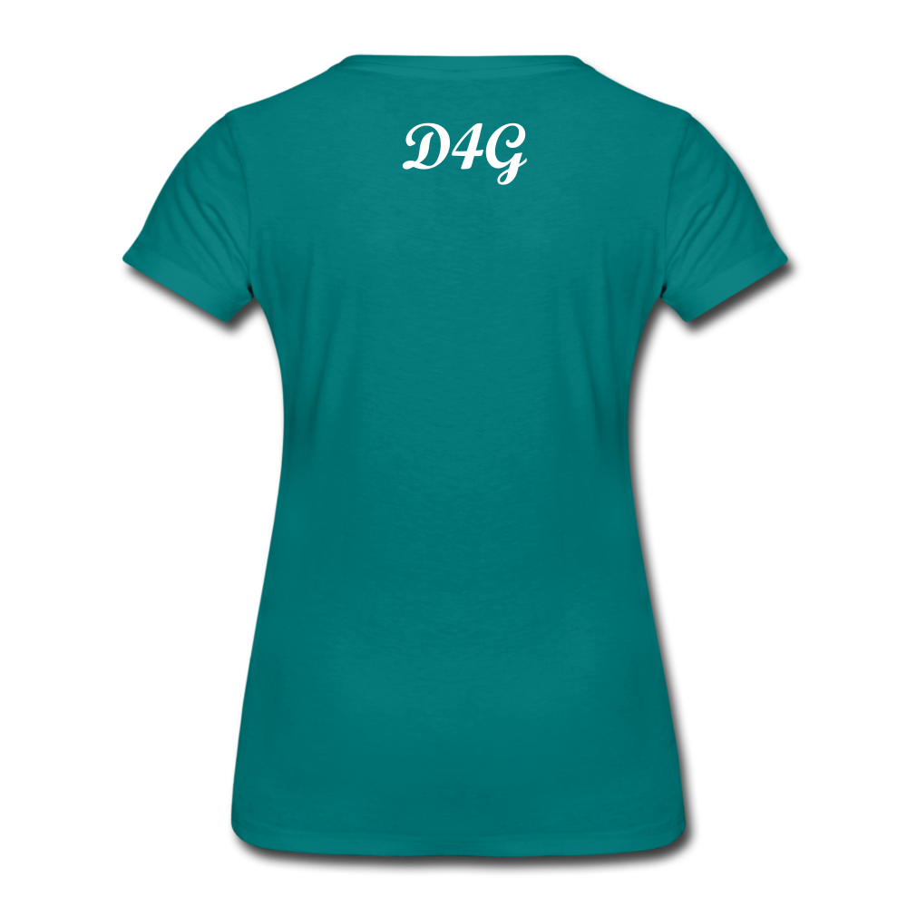 Women’s White I AMT-Shirt - teal