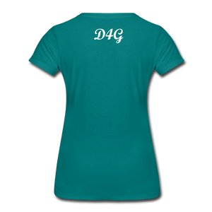 Women’s White I AMT-Shirt - teal