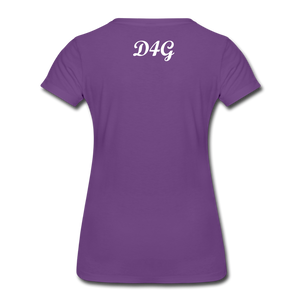 Women’s White I AMT-Shirt - purple