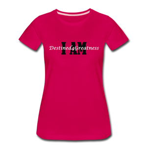 Women’s White I AMT-Shirt - dark pink