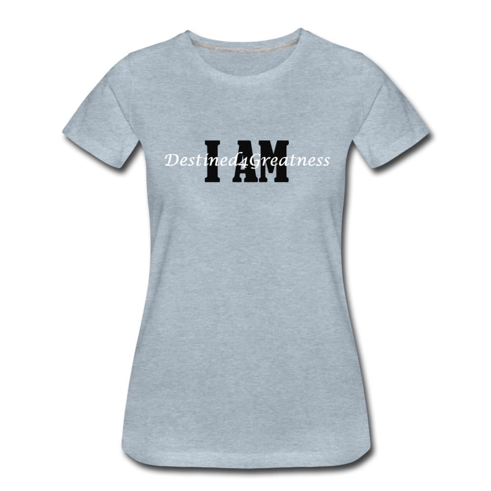 Women’s White I AMT-Shirt - heather ice blue