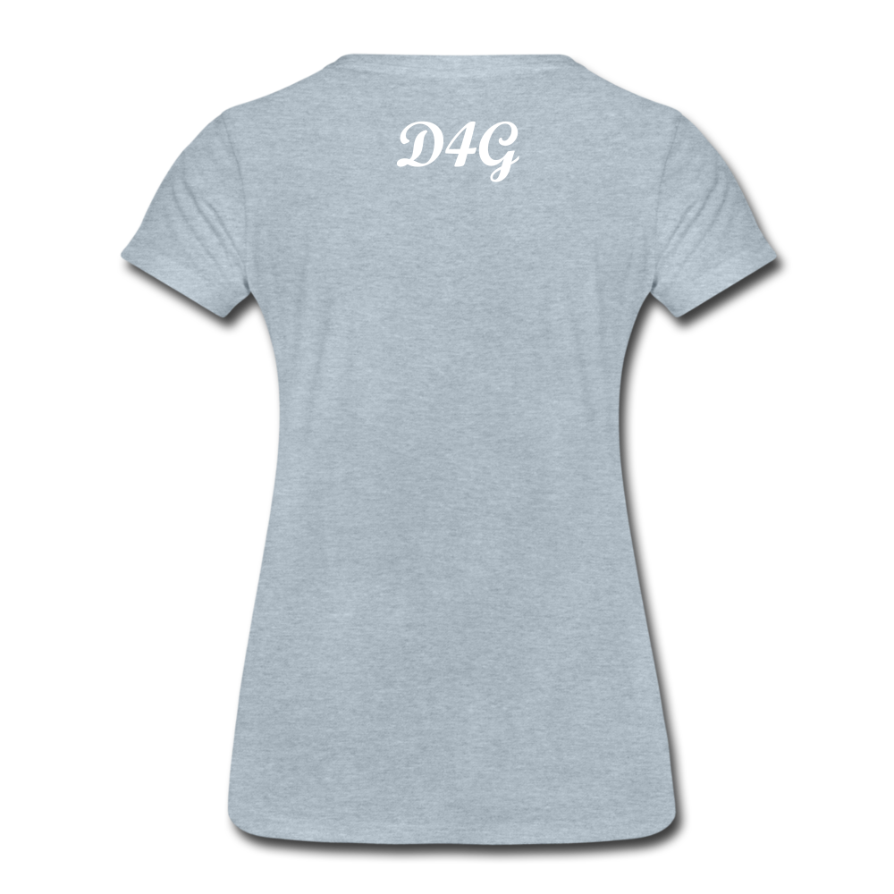 Women’s White I AMT-Shirt - heather ice blue