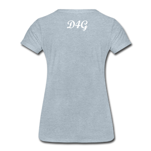 Women’s White I AMT-Shirt - heather ice blue