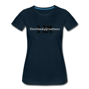 Women’s White I AMT-Shirt - deep navy