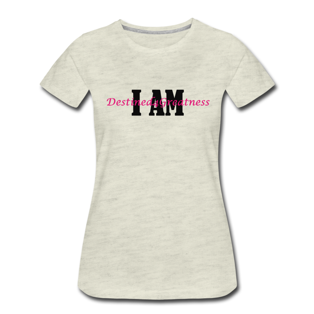 Women’s Pink I AMT-Shirt - heather oatmeal